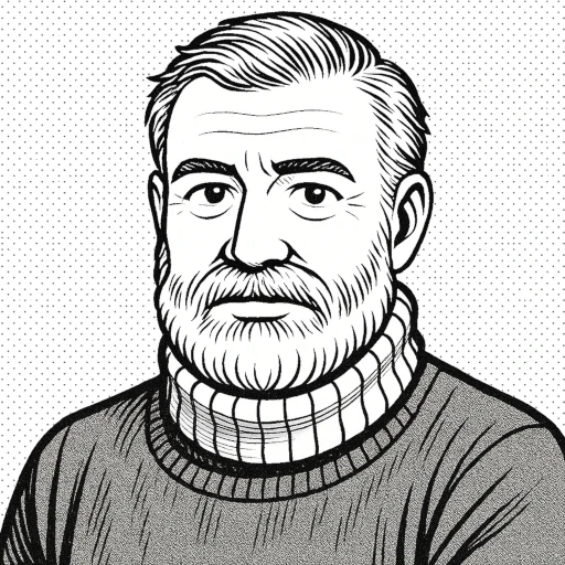Ernest Hemingway quotes(Fictional image. Any resemblance is purely coincidental.)