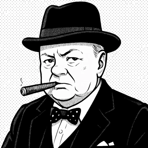 Winston Churchill quotes(Fictional image. Any resemblance is purely coincidental.)