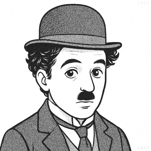 Charlie Chaplin Quotes Proverbs, and Aphorisms(Fictional image. Any resemblance is purely coincidental.)