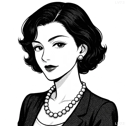 Coco Chanel Quotes Proverbs, and Aphorisms(Fictional image. Any resemblance is purely coincidental.)