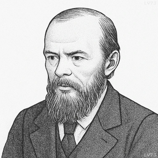 Fyodor Dostoevsky Quotes Proverbs, and Aphorisms(Fictional image. Any resemblance is purely coincidental.)