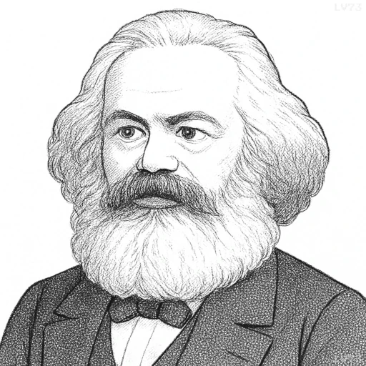 Karl Marx Quotes Proverbs, and Aphorisms(Fictional image. Any resemblance is purely coincidental.)