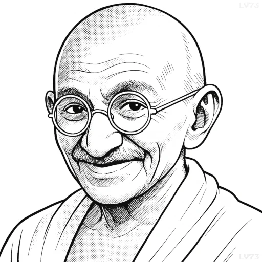 Mahatma Gandhi Quotes Proverbs, and Aphorisms(Fictional image. Any resemblance is purely coincidental.)