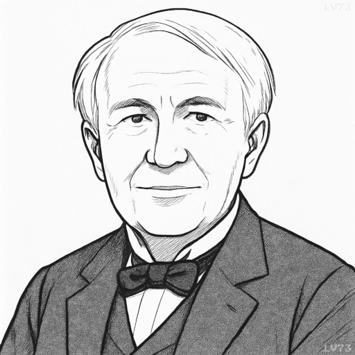 Thomas Edison Quotes Proverbs, and Aphorisms(Fictional image. Any resemblance is purely coincidental.)