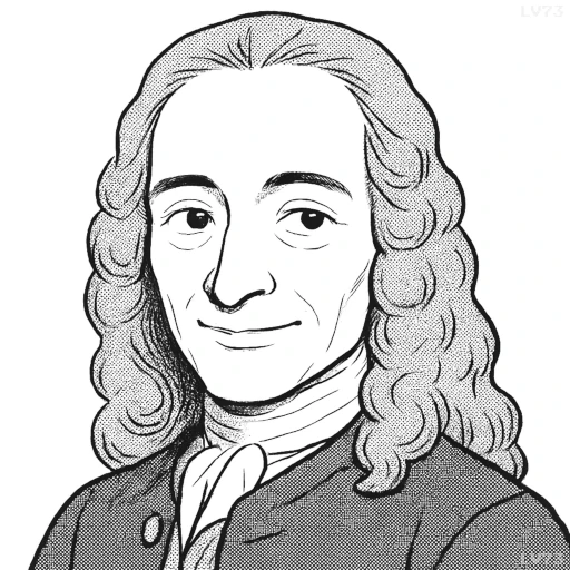 Voltaire Quotes Proverbs, and Aphorisms(Fictional image. Any resemblance is purely coincidental.)