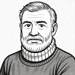 Ernest Hemingway Quotes Proverbs, and Aphorisms(Fictional image. Any resemblance is purely coincidental.)