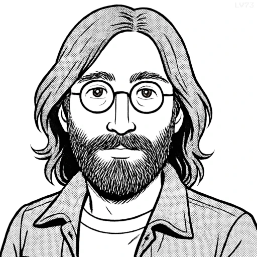 John Lennon Quotes Proverbs, and Aphorisms(Fictional image. Any resemblance is purely coincidental.)