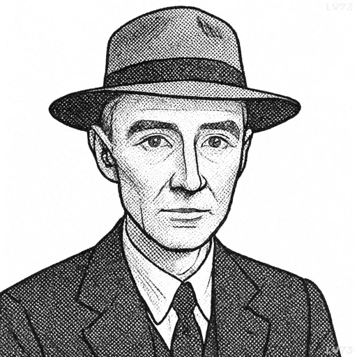 J. Robert Oppenheimer Quotes Proverbs, and Aphorisms(Fictional image. Any resemblance is purely coincidental.)