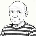 Pablo Picasso Quotes Proverbs, and Aphorisms(Fictional image. Any resemblance is purely coincidental.)